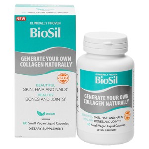 BioSil Collagen Generator Liquid Vegan Capsules with Patented ch-OSA Complex, Generates & Protects Your Own Collagen, Hair, Skin & Nails Supplement - 1 of 4