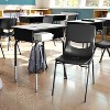 Flash Furniture HERCULES Student Desk with Open Front Metal Book Box, Desktop, and Frame and Heavy-Duty Flex Comfort Classroom Stack Chair - 2 of 4