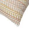 Chanasya Jacquard Cotton Arrow Stripe Pattern Square Throw Pillow Cover - 2-Piece Set - 20" x 20” - White - 4 of 4
