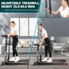 Ancheer Treadmill with Desk Workstation & Adjustable Height, Folding Treadmill with Incline, Speed Range 0.6-7.5 mph, 300 LBS Weight Capacity - 2 of 4