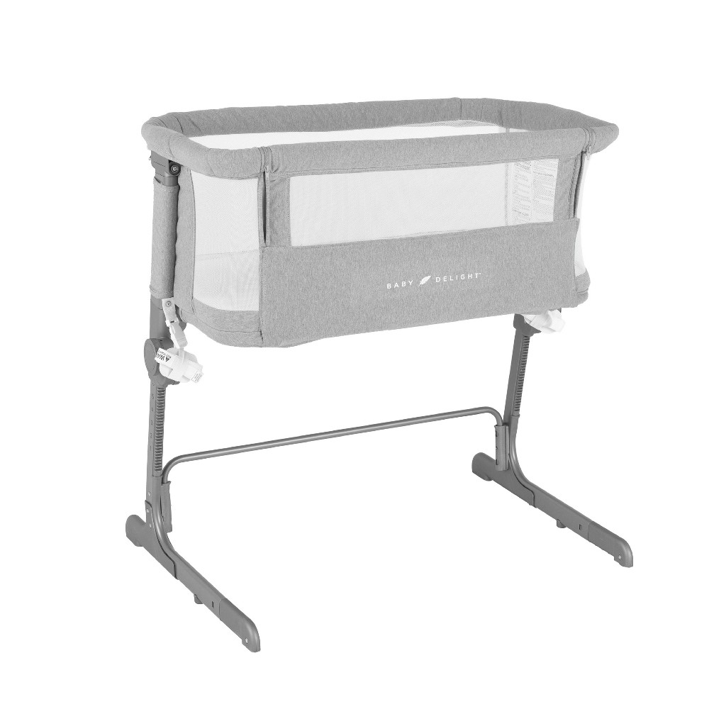 Photos - Sofa Baby Delight Beside Me Dreamer Bassinet & Bedside Sleeper - Soft Heathered Gray 