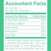 Men's Design By Humans Accountant Nutrition Facts Label By EJamjar T-Shirt - 2 of 2