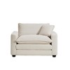 Corduroy Deep-Seat Single Sofa with Pillow - 3 of 4