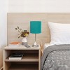 Creekwood Home Contemporary Bedside Table Lamp with Power Outlet - 3 of 4