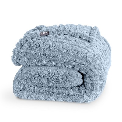 Cozy Faux Shearling Bed Blanket by Bare Home