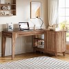 Tribesigns 57-Inch L-Shaped Computer Desk with Storage Cabinet for Home Office - 4 of 4