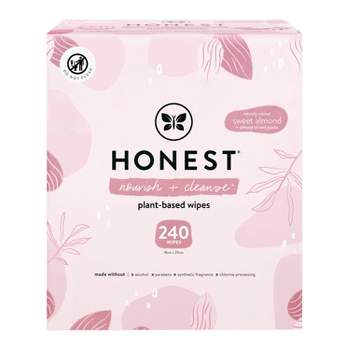 The Honest Company Nourish + Cleanse Plant-Based Baby Wipes - Sweet Almond (Select Count)