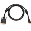 Monoprice Video Cable - 6 Feet - Black | 28AWG HDMI to M1-D Ferrite cores - image 4 of 4