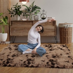 Luxury Shag Area Rugs for Living Room Bedroom Non-Slip Fluffy Soft Shaggy Rug Carpet Indoor Plush 8x10 Rug for Kids Play Room Nursery Home Dorm Decor - 1 of 4