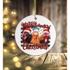 Merry Cluckin Christmas Chicken Ornament| OrnamentallyYou - 4 of 4
