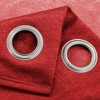 Olivia Gray Lydia Matte Embossed One Blackout Panel - 52x84", Red - 2 of 4