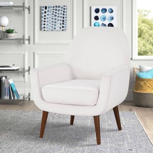 Comfort Pointe Accera Mid - Century Velvet Arm Chair - 1 of 4
