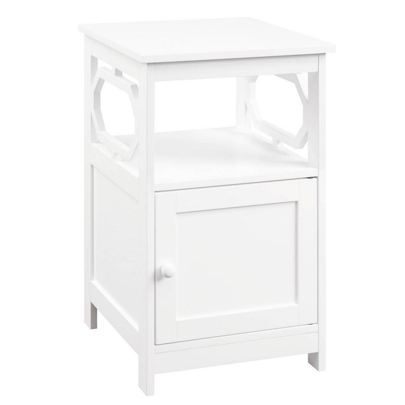Omega End Table with Cabinet - Breighton Home, 1 of 6