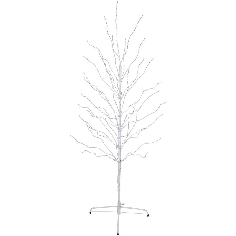 Northlight 5' LED Lighted White Birch Christmas Twig Tree - Cool White Lights, 3 of 7