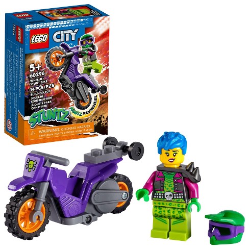 Tung lastbil invadere Plys dukke Lego City Wheelie Stunt Bike 60296 Building Kit : Target