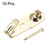Unique Bargains Wall Mounted Rust Resistant Picture Hangers with Nails 10 Pcs - 3 of 3