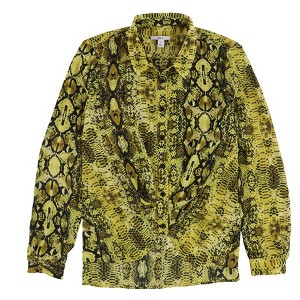bar III Womens High Low Snake Print Pullover Blouse - 1 of 2