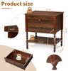 Karl Home 2-Drawer Brown  Particle Board 24.02in. W Nightstands - 3 of 4
