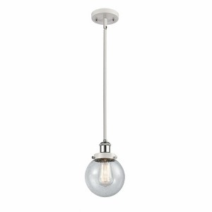 Beacon - 1 Light Stem Hung Mini Pendant In Modern Style-9 Inches Tall and 6 Inches Wide - 1 of 1