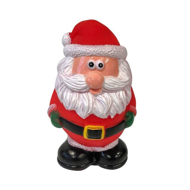 Midlee Vinyl Christmas Dog Toy Set- Santa, Reindeer & Snowman, 2 of 6