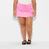 Women's Ruched Knit Mini A-Line Skort - Wild Fable™ - 2 of 3