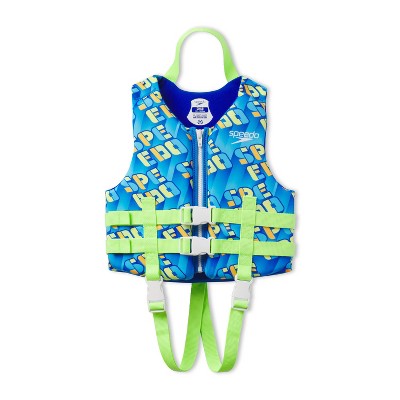 Speedo Kids Pfd Life Jacket Vest Blue green Target