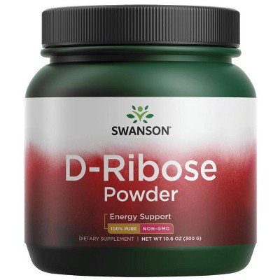 Swanson D-Ribose Powder - 100% Pure Non-Gmo, 10.6 oz Powder.