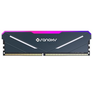SANOXY 16GB DDR4 3600MHz Gaming RAM with Heat Sink – High-Speed Performance & Cooling - 1 of 4