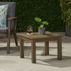 Minimalist Wooden Console Table,Solid Acacia Entryway Table with Slatted Top,Modern Sofa Side Table for Living Room or Patio-Maison Boucle - 3 of 4