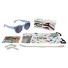 Roshambo Bend-in-Half Flexible Round Kids Sunglasses | Made in Italy | Polarized UV400 Lens | Carrying Sleeve, Silicone Strap & Ear Locks Included! - 3 of 4