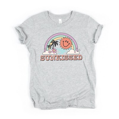 The Juniper Shop Sunkissed Rainbow Girls Short Sleeve Tee