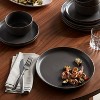 12pc Stoneware Tilley Dinnerware Set Bronze - Threshold™: Microwave & Dishwasher Safe, Service for 4, Solid Pattern - image 2 of 4