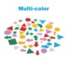 Unique Bargains Colorful DIY Self Adhesive Glitters Foam Stickers - 3 of 4
