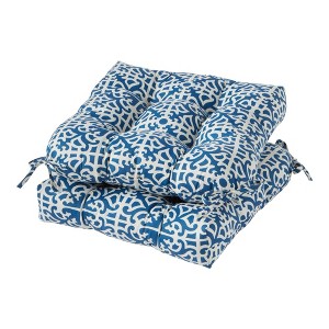 Kensington Garden 2pc 20"x20" Outdoor Chair Cushions - 1 of 4