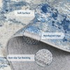 Washable Abstract Modern Rugs, Non Slip, Foldable, Stain Resistant Rugs for Living Room, Bedroom - 2 of 4