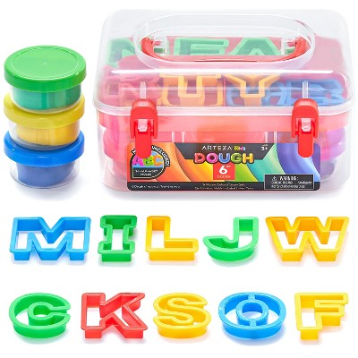 Arteza Kids Alphabet Dough Kit - 32 Pieces (ARTZ-4348)