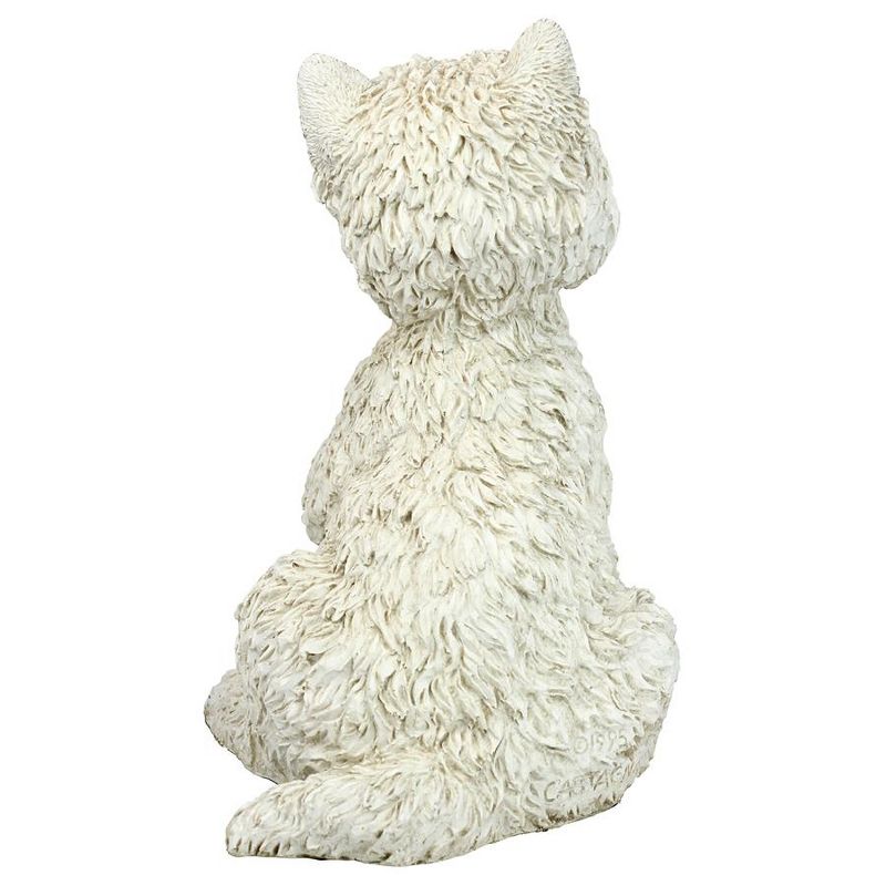 Design Toscano West Highland Terrier Puppy Dog Statue - White, 5 of 7