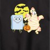 Boys' - SpongeBob SquarePants - Patrick Trick Or Treating Graphic Long Sleeve Fleece Sweatshirt - 2 of 4