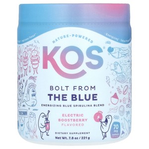 KOS Bolt From The Blue, Energizing Blue Spirulina Blend, Electric Boostberry, 7.8 oz (221 g) - 1 of 2