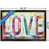 Trends International Ivan Guaderrama - Love 1 Framed Wall Poster Prints - 3 of 4