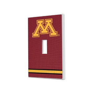 NCAA Big Ten Universities Stripe Hidden-Screw Light Switch Plate for Single Toggle - 1 of 4
