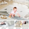 Fodoss Baby Playpen with Mat ，47 x 47 In Playpen for Babies and Toddlers, Indoor & Outdoor Activity Center, Safety Baby Fence - 3 of 4