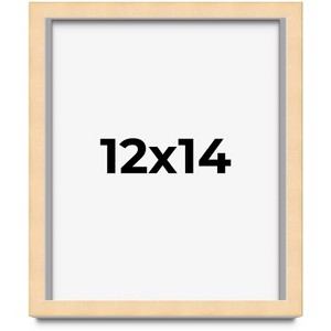 PosterPalooza | Classic Modern Yellow Picture Frame - UV Acrylic, Foam Board Backing, Hanging Hardware - 1 of 4