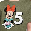 Girls' - Disney - Minnie Birthday 5 Short Sleeve Graphic T-Shirt - 2 of 4
