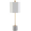 Magdalene Marble Table Lamp (Set of 2) - White/Gold Leaf - Safavieh. - image 3 of 4