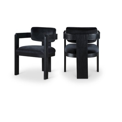 black velvet/black