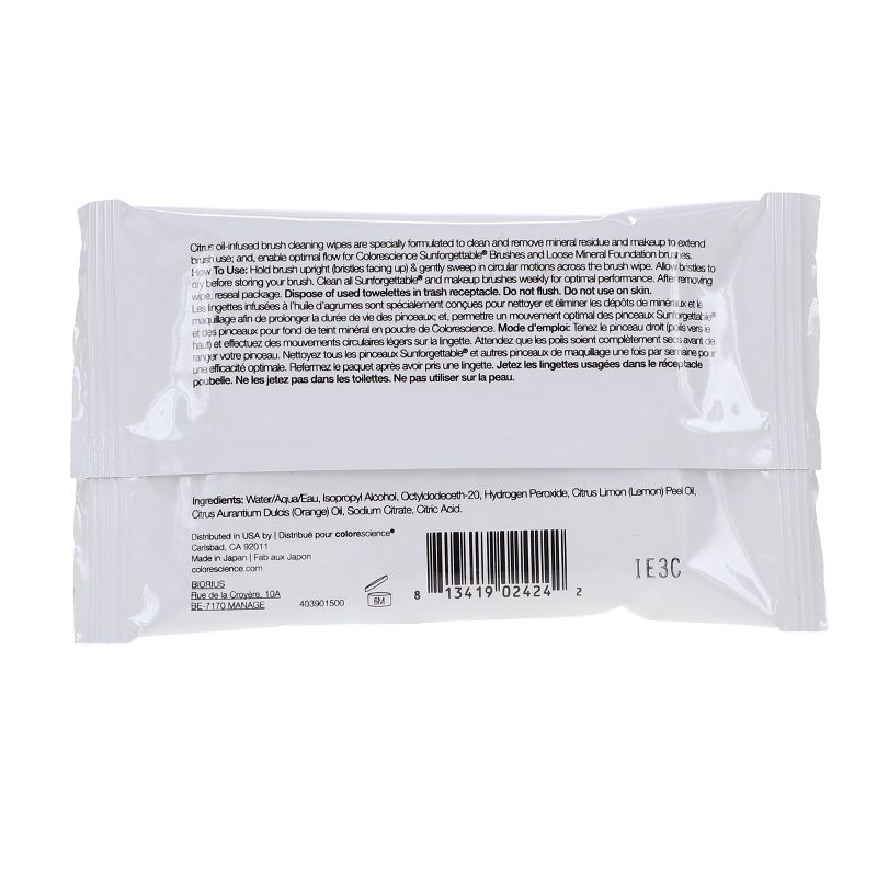 Colorescience Brush Cleaning Wipes 20 ct., 4 of 7