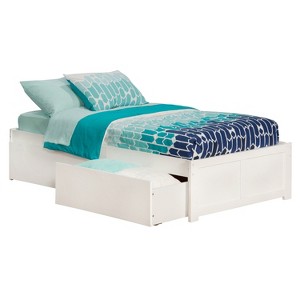 Platform Bed with Drawers & Charger - Modern Storage Bed Frame - Underbed Storage Solutions - 1 of 4
