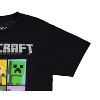 Boys Minecraft Video Game T-Shirt - Black and Green Creeper Face - Official Minecraft Shirt - 4 of 4