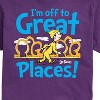 Men's - Dr. Seuss - I'm Off To Great Places Short Sleeve Graphic T-Shirt - 2 of 4